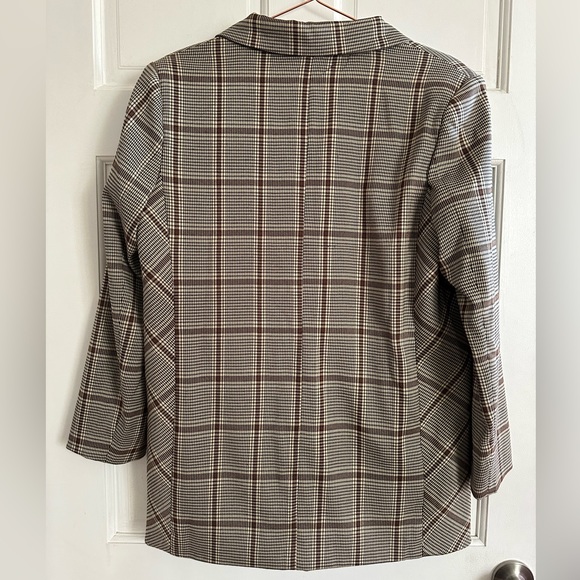 {Lioness} slouchy & slightly oversized Plaid Blazer NWT - Sz M - Picture 15 of 16